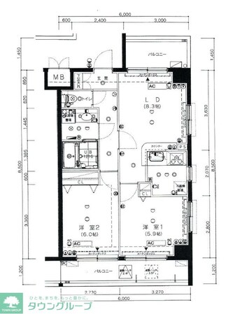 リガーレ浮間公園の物件間取画像